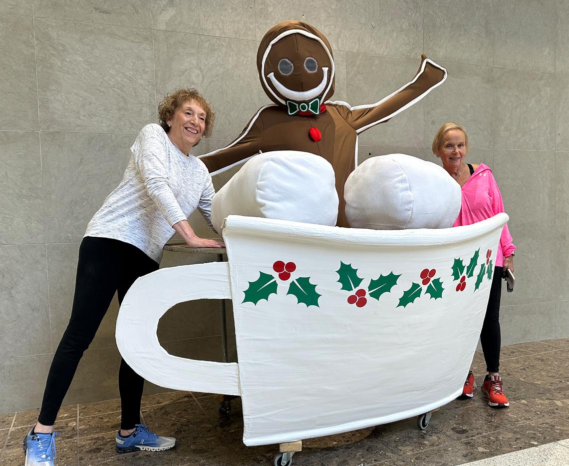 Gingerbread Man strolling table for parties and events in St. Louis