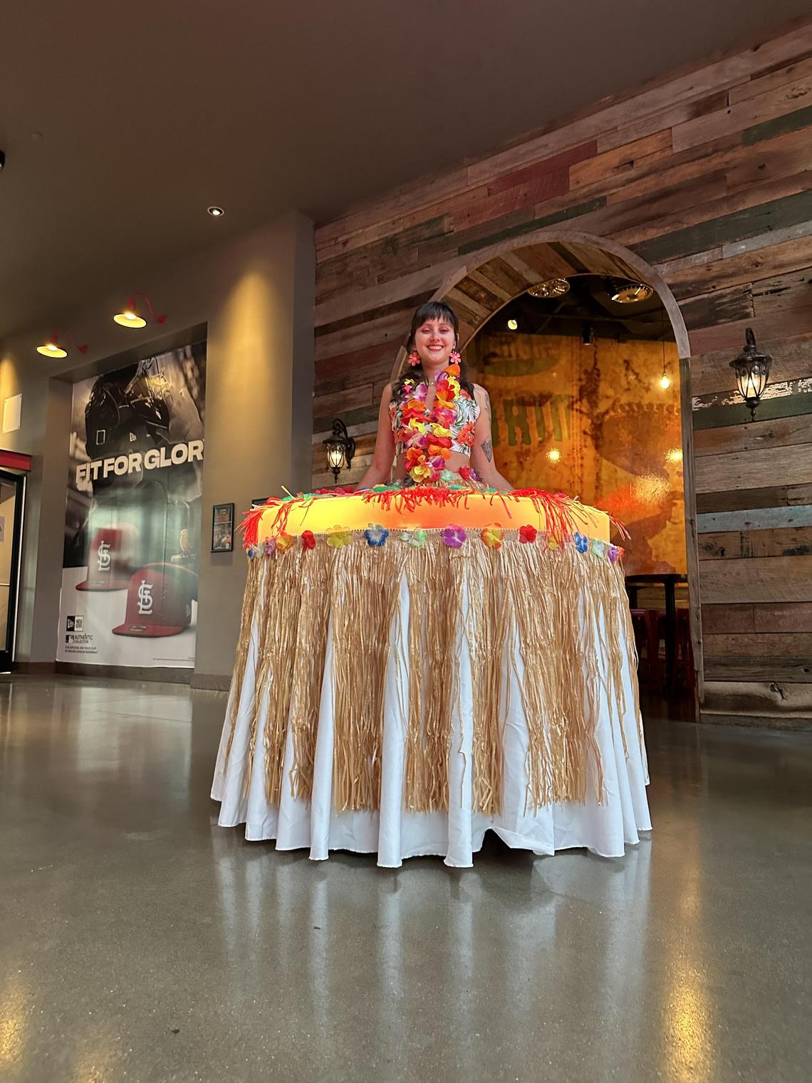 Rent this strolling table for luau events in St. Louis